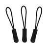 Ritstrekker Zwart set van 3