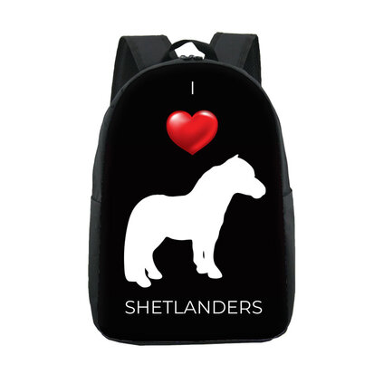 For U Designed Rugzak I Love Shetlanders