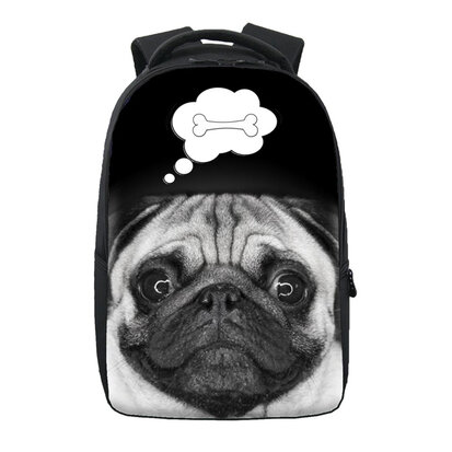 Funprint Rugzak Pug