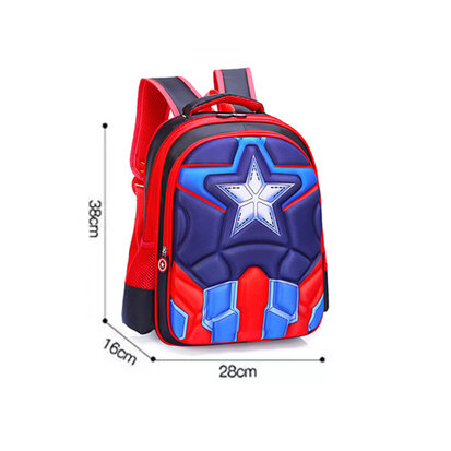 3D Rugzak Captain America Red