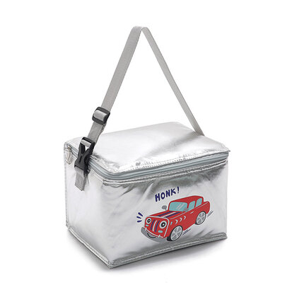 Koeltas Zilver Lunchbox Auto 6 L