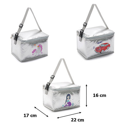 Koeltas Zilver Lunchbox Auto 6 L