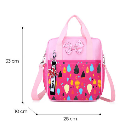 Schooltas 3-in-1 Druppel Roze