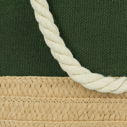 Art of Polo Canvas Strandtas Shopper Riet Groen