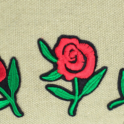 Art of Polo Canvas Schoudertas Roses Navy