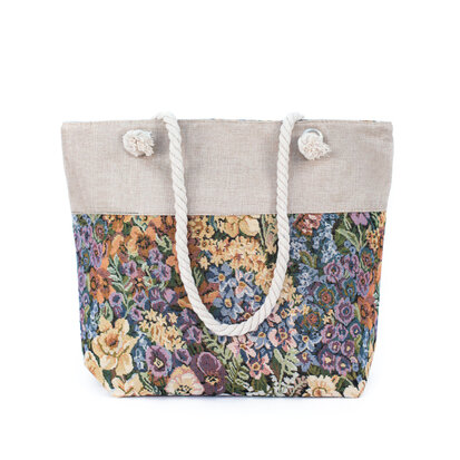 Art of Polo Canvas Shopper Bloem Multi