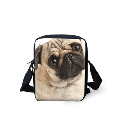 For U Designed Mini Messenger Bag Pug