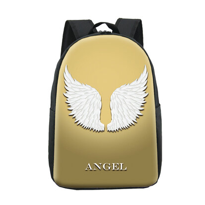 For U Designed Rugzak Angel Wings Gold