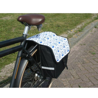 Lastpak Dubbele Fietstas 32L Holland Blauw