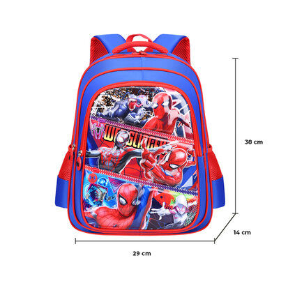 3D Zipper Rugzak Spiderman