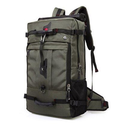 Twisted hemel Slordig Outdoor Rugzak Hiking Reistas Laptoptas 50L met Slot Army Groen -  reitontassen