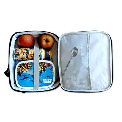 For U Designed Koeltas Jeans Puppies Lunchbox