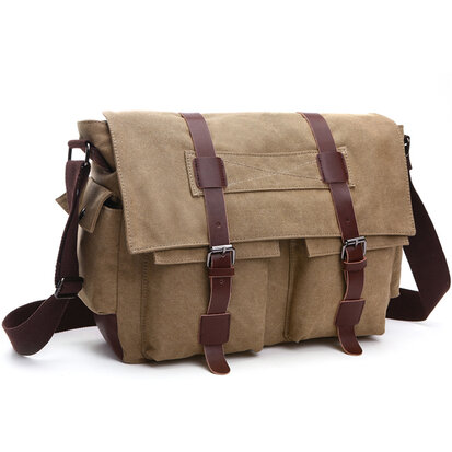 Vintage Canvas Messengerbag Makalu