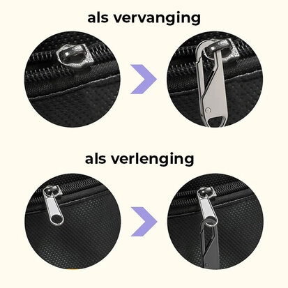 Ritshanger Vervanging Set van 3 Nikkel