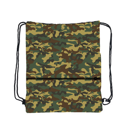 Gymtas Camouflage Army Groen