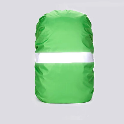 Rugzak Regenhoes Reflecterend 20L Groen