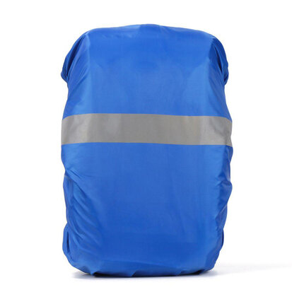 Rugzak Regenhoes Reflecterend 35L Blauw