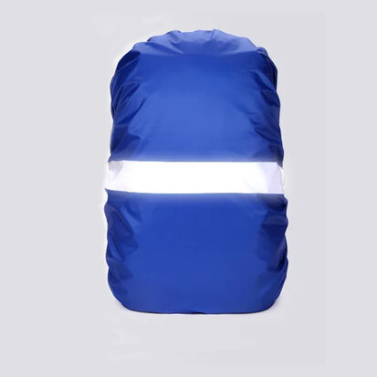 Rugzak Regenhoes Reflecterend 35L Blauw