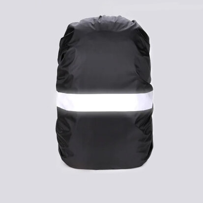 Rugzak Regenhoes Reflecterend 35L Zwart