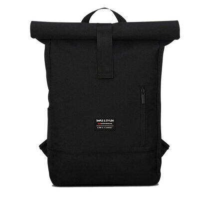 Brooklyn Rolltop Rugzak Zwart