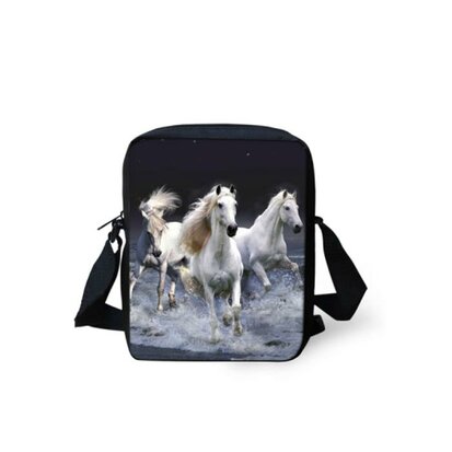 For U Designed Mini Messenger Bag Wilde Paarden