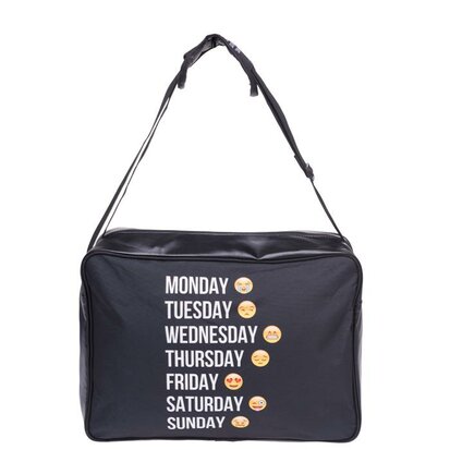 Funprint Messenger Bag Emoticons Week