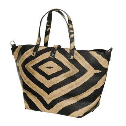 SOHO New York Lilly Shopper Small Zwart-Wit