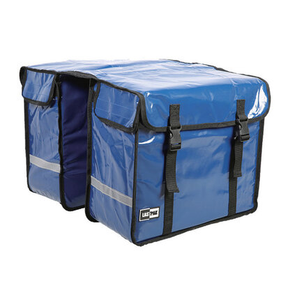 Lastpak Dubbele Fietstas 46L Bisonyl Blauw