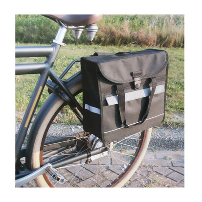 Lastpak Fietstas Shopper 17L Zwart