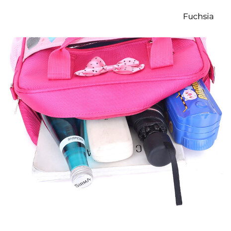 Schooltas 3-in-1 Druppel Fuchsia