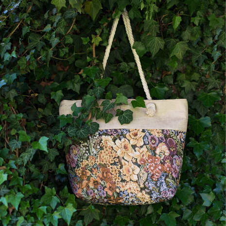 Art of Polo Canvas Shopper Bloem Multi