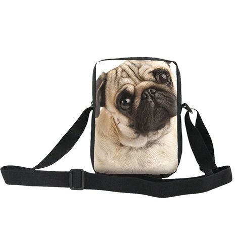 For U Designed Mini Messenger Bag Pug