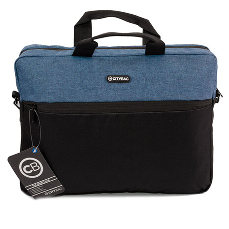 Citybag Laptoptas 15,6 inch LB655 Navy