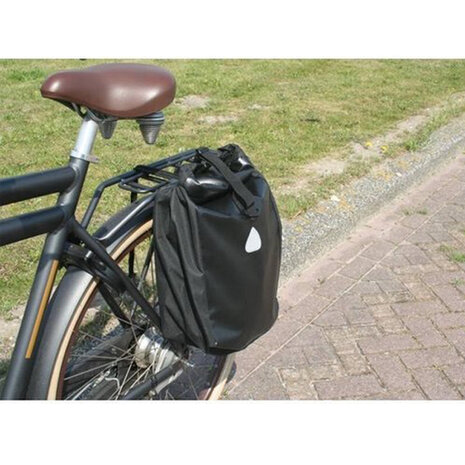 Lastpak Fietstas Shopper 16L Zwart