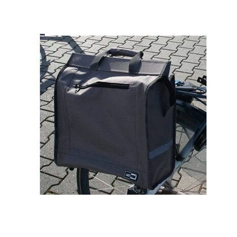 Lastpak Fietstas Shopper Zwart 20L + Regenhoes