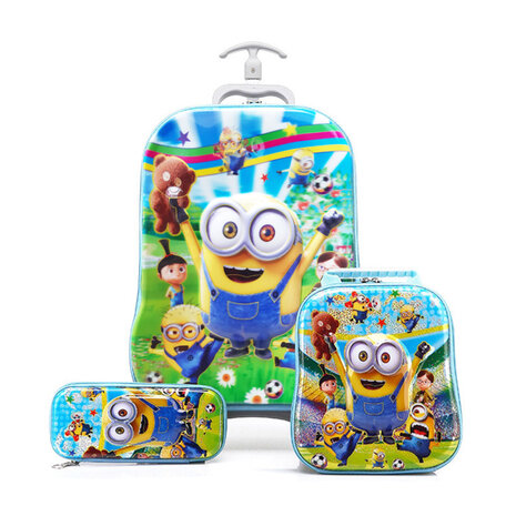 3D Trolley Set Minions