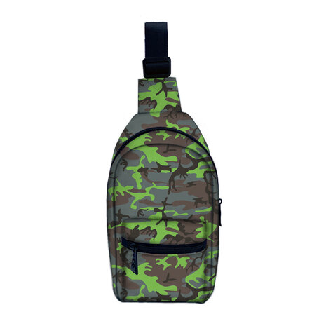 For U Designed Crossbody Tas Camo Groen