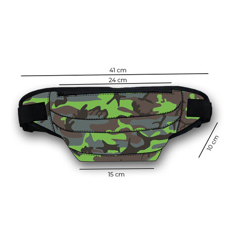 For U Designed Heuptas Camo Groen