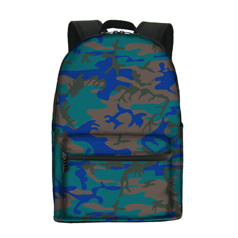 Rugzak One2 Camouflage Blauw