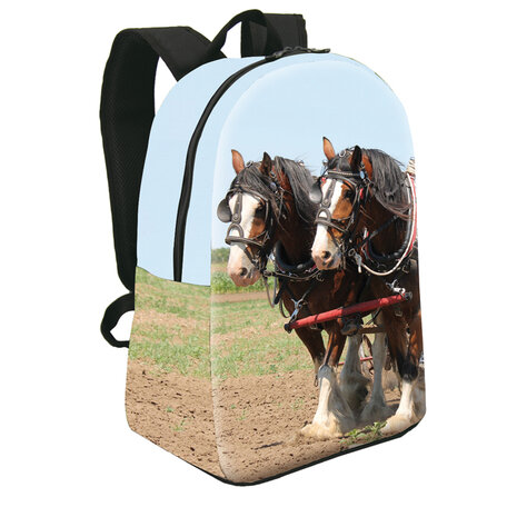 For U Designed Rugzak Paard Clydesdale Trekpaard