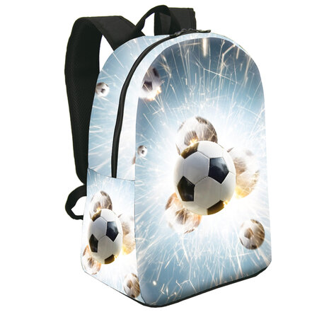 For U Designed Rugzak Voetbal Vuurwerk