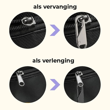 Ritshanger Vervanging Set van 3 Zwart