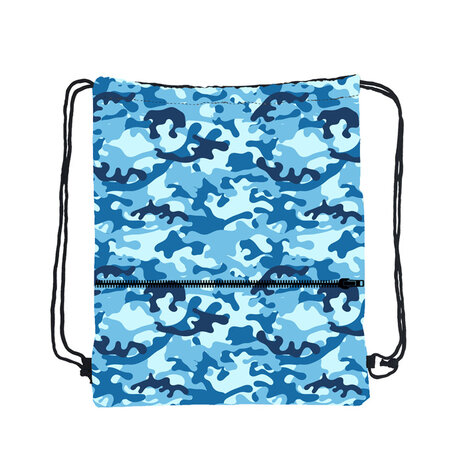 Gymtas Camouflage Blauw