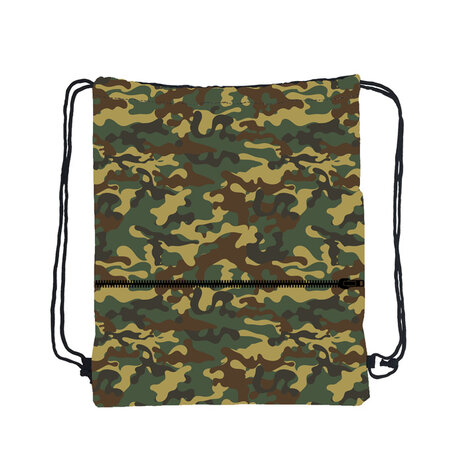 Gymtas Camouflage Army Groen