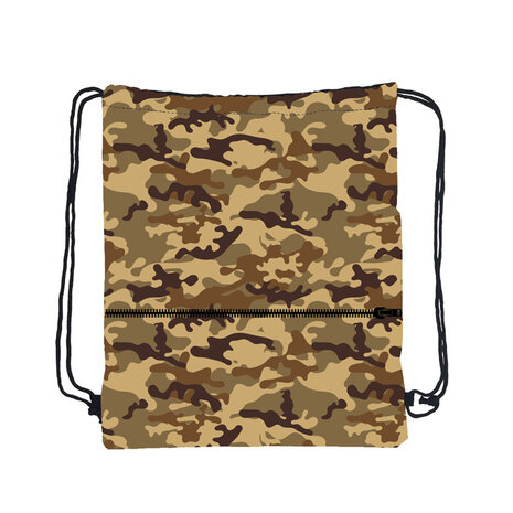 Gymtas Camouflage Army Bruin