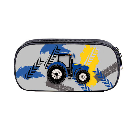 Etui Tractor Blauw