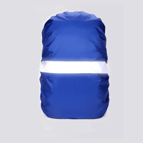 Rugzak Regenhoes Reflecterend 20L Blauw