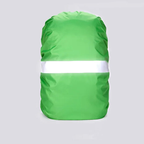 Rugzak Regenhoes Reflecterend 20L Groen