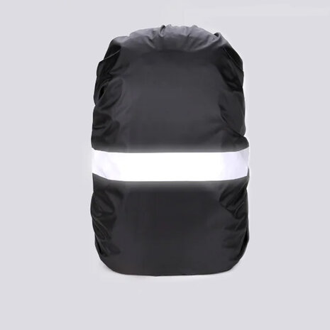 Rugzak Regenhoes Reflecterend 20L Zwart