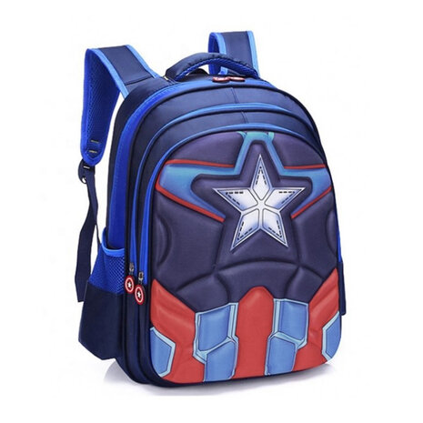 3D Rugzak Captain America Blue